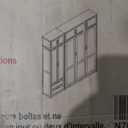 Merax Queen Size Murphy Bed with Top Cabinet, Shelves and Wardrobe, Fold into The Wall, Space-Saving Design Foldable Platform Bed Frame, Multifunctional Bed for Bedroom, Guest Room, Home Office, White