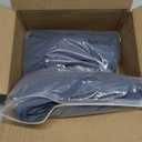 DREFEEL Natural Washed Cotton Duvet Cover King Size Navy Blue 3 Pieces Set 1 Comforter Cover 2 Pillowcases Super Soft Durable Hidden Zipper & Corner Ties Decorative Quilt Case