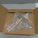 REMIAWY Bird Spikes for Pigeons Small Birds, Bird Deterrent Spikes for Outside to Keep Squirrel Cat Away, Stainless Steel Wire 5 Strips 4 Feet