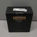 TrendPlain 16oz/470ml Glass Olive Oil Sprayer for Cooking  2 in 1 Olive Oil Dispenser Bottle for Kitchen Gadgets and Air Fryer Accessories, Salad, BBQ - Black & Ash