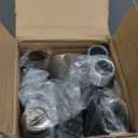 Lootkell Modern Antique Brown Bronze Curtain Rods for Windows 72 to 144 Inches Adjustable Heavy Duty 1" Diameter Window Rod with Decorative Finials for Outdoor Farmhouse Bedroom Kitchen Living Room