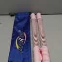 Ptrildo Cordless Battle Ropes for Home Gym & Apartment with Workout Guide, Color: 4.5lb-pink