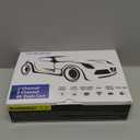 3 Channel 4K WiFi Dash Cam, 4K+1080P+1080P Front Inside and Rear, Triple Dash Camera with 32GB Card, APP Control, G-Sensor, 24 Hours Parking Mode, Loop Recording, Night Vision