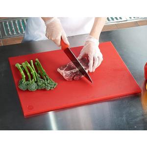 CURTA Cutting Boards for Kitchen, 20" x 14" x 0.5" Red Color Coded Plastic Chopping Board with Anti Slip Surface Dishwasher Safe CURTA Cutting Boards for Kitchen, 20" x 14" x 0.5" Red Color Coded Plastic Chopping Board with Anti Slip Surface Dishwasher Safe