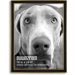 18x24 Poster Frame for Photos and Art, Suede Black, 1 Pack