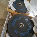 Fitvids 2-Inch Olympic Bumper Plates, Perfect Weight Plates for Weightlifting and Strength Training