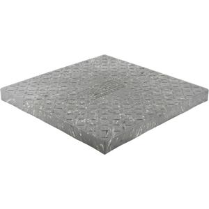 AC Condensing Unit Support Pad 24x24x2 - Air Conditioners Pad - Equipment Support Platform for HVAC Units, Generators, AC Condensers, Beehives & More - 100% Recycled Plastic