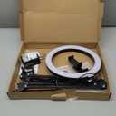 Overhead Phone Mount with Ring Light Phone Holder,10" LED Ring Light for Desk with Stand and Remote for iPhone,Phone Tripod with Light for Video Recording TikTok Live Stream Cooking Kitchen Vlogging