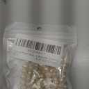 Natural Pearl Beads 100% Natural Freshwater Round Pearl Loose Beads (2 Strands) with Hole 6-7mm One Strand 14.2 inch for Jewelry Making Necklace Bracelet Charms (white)