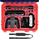 FPVtosky Hard Carrying Case for Nintendo Switch 2, Hard Shell Travel Protective Case for Switch 2 grip, 2 Pro Controllers, 22 Game Cards and Other Switch 2 accessories (Colour)