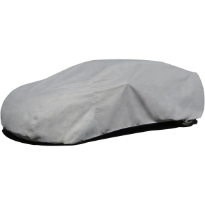 Budge Protector III Car Cover, 3 Layer Moderate Weather Protection, Water Resistant and Dustproof, Fits Wide Cars up to 16' 5"