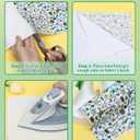 PLANTIONAL Woven Cotton Iron-On Fusible Interfacing: 10.6 inch X 10 Yards White Heavy Weight 100% Cotton Single-Sided Interfacing for t-Shirt Quilts Blouses Dress Shirts Collars DIY Crafts Supplies