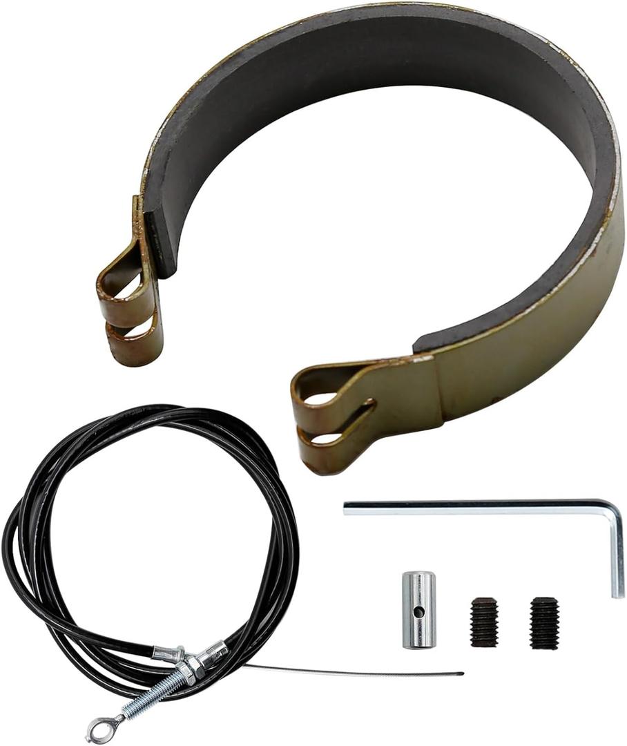 Hoypeyfiy 4'' Brake Band Pin Kit 70"Throttle Cable,Replacement for Azusa 2251/2251-B Go Kart,Replacement for Manco Bandit Critter 1492 4316