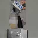 OXO Soap Dispensing Dish Brush Storage Set: Nylon Scrub Brush for Multi-Surface Cleaning, Black