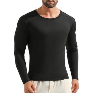 Angel season Men's Rash Guard Shirts UPF 50+ Long Sleeve Swim Shirts Quick Dry UV Sun Protection Lightweight M