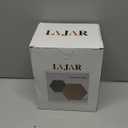 LAJAR 8 Pcs Hexagon Felt Bulletin Board Tiles, Self Adhesive Felt Pin Board Wall Tiles for Photos, Pictures, Memos (Green)