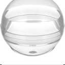 Veemoon 100pcs Round Vending Machine Capsule, 1.1inch/28MM Refillable Gumball Machine Capsules Ball Clear Plastic Round Candy Ball Bulk Prizes Gumball for Easter Basket Stuffers DIY Craft Supplies