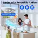 shinic 9" Twin Window Fan with Reversible Airflow Quiet Exhaust & Intake, Independent Control Dual Fan, Expanders for 23.8"-37" Window, Vertical/Horizontal for Sliding Window, for Home Kitchen