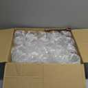 BESTSTAR 40 PCS Clear 12 Oz Plastic Wine Whiskey Glasses, Diamond Stemless Unbreakable Disposable Wine Glasses for Parties, Ideal for Weddings, Christmas, Halloween, Holidays, Pool Party, Daily Use