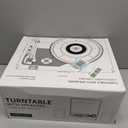 Vinyl Record Player with Two Stereo Speakers, Bluetooth Playback Turntable with 3 Speed AUX Headphone Input and RCA Out, Retro Black