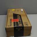 Rfiver Mobile TV Stand for 23-60 Inch LCD LED Flat/Curved Panel Screen TVs up to 88 lbs, Rolling TV Stand with Adjustable Shelf & Tilt, Portable Floor Stand on Wheels for Bedroom, Living Room, Office (Black)