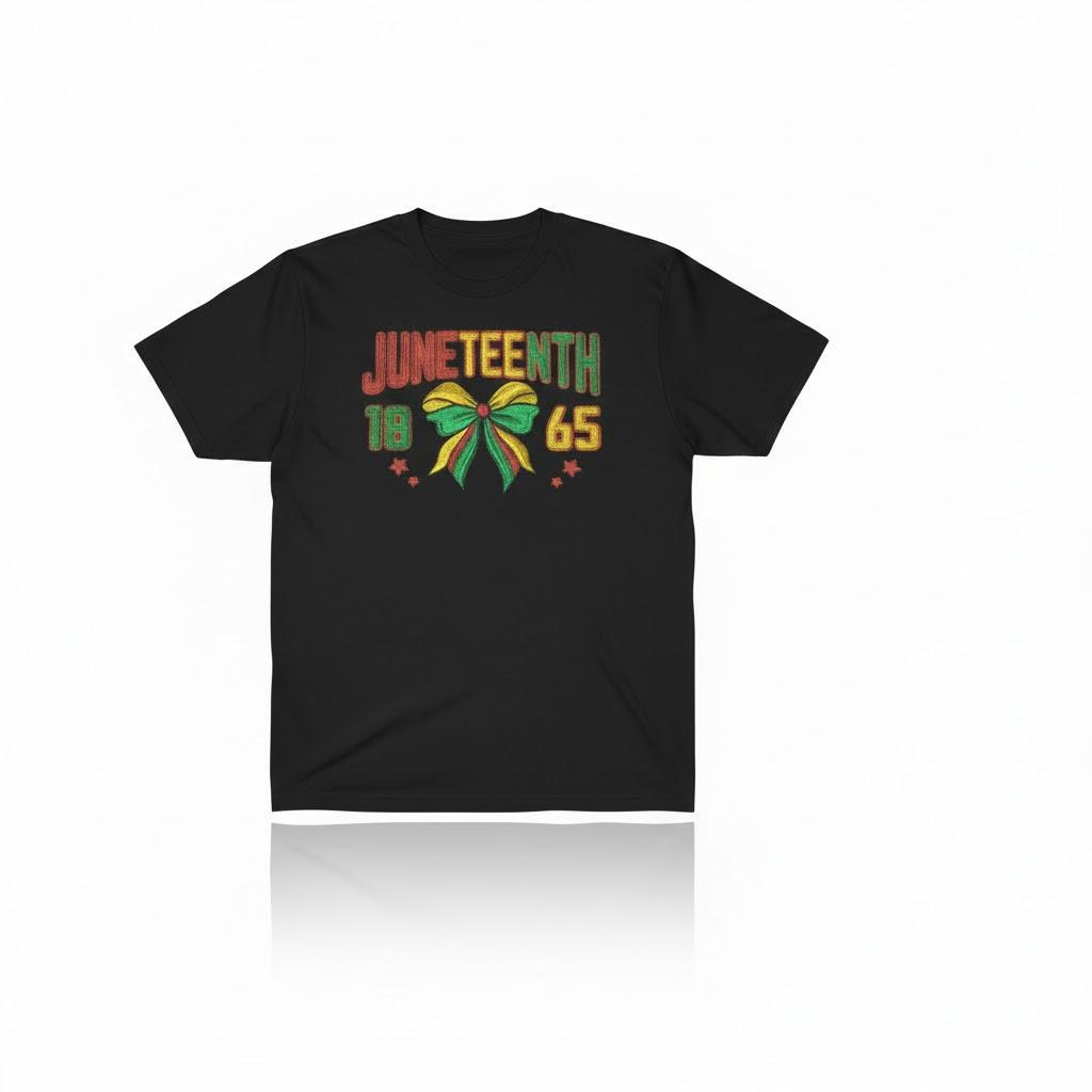 Juneteenth T-Shirt, Size Large, Black 