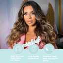 CHOPSTICK STYLER Mischief, Professional Curling Wand, 5 Variable Temperatures, 0.7x 0.9 Extra Thick Long Length Rectangular Titanium Barrel for Long Lasting Voluminous, Big, Bouncy, Beachy Curls