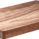 ONEMTB Bathroom Shelf Adhesive Shower Storage Wooden Bath Shelf Wall Mounted No Drilling Anti Rust for Toilet,D50cm (Size : A20cm)