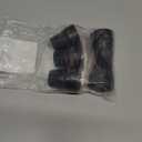 Wellbrite 6 Pack Replacement Rubber Cane Tips for Canes, Walking Sticks, Walkers (Black, 3/4 Inch Tip)