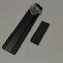 Magnetic Pistol Mount for Quick and Easy Slide Rack - Compatible with Both Round Top & Flat Top Iron Pistols | Easy Installation for Indoor Gun Rack