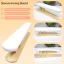 Padded Chest & Sleeve Tailor Ironing Board Long with Wooden Base for Household Tools, Tailor Dress Forms, Sewing and Tailoring Studio