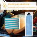 Surf Sock, Surfboard Sock Cover for Longboard Paddleboard Surf Board Sup Paddle Board, 7.5 FT Foot 7.5ft Quick Dry Stretch Surfboard Bag Sleeve with Drawstring Closure 230x50 cm Blue