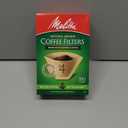 Melitta #4 Cone Coffee Filters, Natural Brown, 100 Count (Pack Of 6), 600 Total Filters - Fits all 8-12 Cup Cone Coffee Makers and Pour-Overs, Compostable, Tear-Resistant