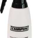 Chapin 10031 2 Liter/.52 Gallon Handheld Multi-Purpose Garden Pump Sprayer with Adjustable Brass Nozzle Thumb Trigger with Lock-on Feature, Translucent White (68 Ounce - Consumer)