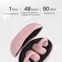 Headphones,Earbuds,Earphones,Wireless Headphones,Open Ear eabuds,Bluetooth Headphones,IPX5 Waterproof,48 Hours Long Listening time,Lightweight and Exquisite,HD Call,Good Sound Quality
