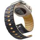 Bandletic Compatible with Apple Watch Series 11 Band 46mm Men Women, Rugged Sport Watchband for iWatch 44mm/45mm/46mm/49mm/42mm(Series 3/2/1), Anthracite-Earthy Yellow