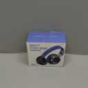 AILIHEN C8 Kids Headphones Wired, On-Ear Headphones with Microphone and Volume Control Foldable Corded Stereo 3.5mm Headset for School Teens Smartphones Chromebook Laptop Tablets Travel (Black Blue) (Medium)