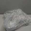 HOUSE DAY Clear Plastic Hangers 25 Pack, Durable Crystal Hangers for Clothes, Light Weight Plastic Dress Hanger for Women, Versatile 16.7 Hanger for Closet and Retail Use, with 360 Swivel Hook