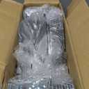 BAGAIL Plastic Hangers 50 Pack with Non-Slip Design,0.2 Inches Thick, 360Swivel Hook Space Saving Organizer for Bedroom Closet,Shirts,Pants(Grey- S Shaped) (Gray)