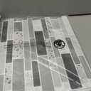 Art3d 10-Sheet Peel and Stick Vinyl Backsplash Wall Tile, 12 x 12 Inch Self Adhesive Stick on Kitchen Backsplash, Gray