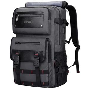 WITZMAN Carry On Travel Backpack for Men Duffle Bags Fit 17 Inch Laptop Airline Approved Laptop Backpack(B685 Silvery Grey)