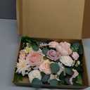 Faux Flower Swag Set of 2 for Wedding Welcome Signs Floral Swag Wedding Reception Ceremony Signs Decor (Pink)