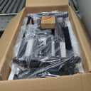 JOY worker Standing Desk Converter, 35" Wide Height Adjustable Sit Stand Up Desk Riser with Keyboard Tray, Desktop Workstation Riser for Home Office Computer Laptop, Particle Board, Black