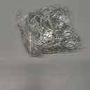 Jetec 20 Pcs Clear Crystal Christmas Ornaments for Tree Decorations Hanging Acrylic Crystal Christmas Metal Teardrop Icicle Ornaments Drop Pendants Decor for Tree Winter New Year Home Party Supplies