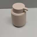 Bosilunlife Soap Dispenser Bathroom - Grey Ceramic Soap Dispenser Lotion Hand Pump Dish Soap Bottle for Kitchen 12oz Refillable Liquid Hand Wash Dispenser for Bathroom