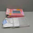 FUNTOUCH Rechargeable Large Travel Makeup Mirror with Lights, 1800mAh 10x7.5 Portable Lighted Makeup Mirror with 3 Color Lights, Dimming Folding Light Up Travel Mirrors with 10X Magnifying Mirror (White)