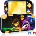 DLseego Cartoon Balls Switch Lite Protective Case Cool Hard PC Shell Shockproof Scratch Resistant Cover Joy Con Japanese Amine Skin with 2PCS Blue and Red Balls Thumb Grips Caps for Switch 2019 (colorful)