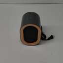 Electric Space Heater for Office, 1200W Compact Energy Efficient Space Heaters for Indoor Use, Small Portable Heater Fan Quiet, Adjustable Safe Overheating Protection (Green)