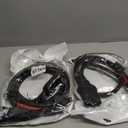 42014 42015 4 Pin Truck Side Battery Cable Set, Western Plow Cables, Western Snow Plow Wiring Harness for Western SnowEx Fisher Blizzard