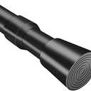 QILERR Small Tension Rods 16 to 28 Inches, Adjustable Short Extension Curtain Rod, Heavy Duty Spring Loaded Mini tension rods for Windows, Curtain, Closet, Clothes, Diameter 1inch, Black